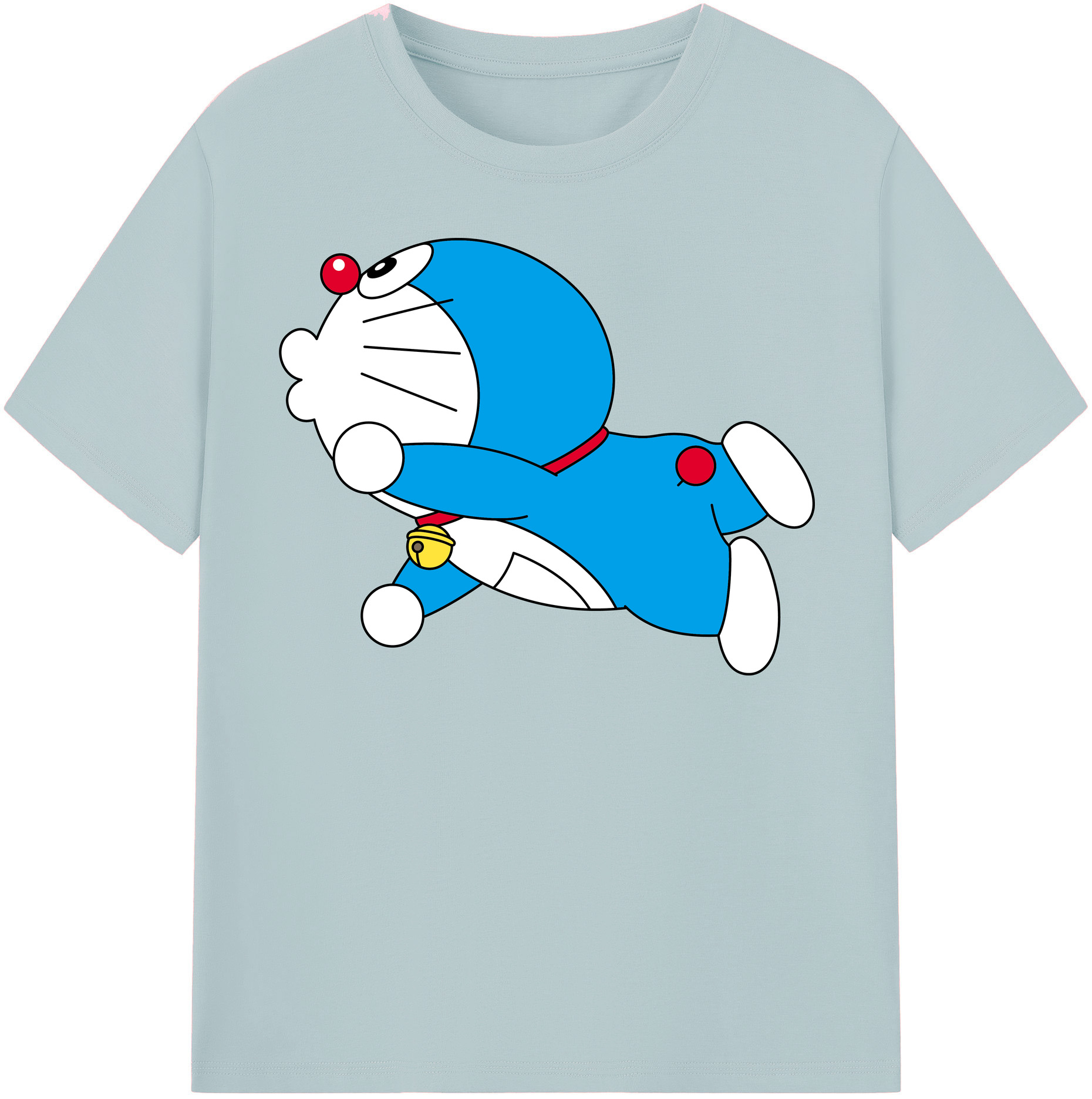 （画像用） ドラえもん Doraemon 綿100％半袖Tシャツ（フロントプリント）